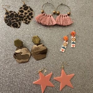 Boutique Earring Assortment lot 4 (5 pieces)